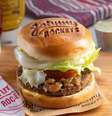 The Streamliner, hambúrguer vegano do Johnny Rockets  Foto: Isabel Franson/Divulgação