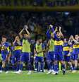 Time boca Júnior comemorando uma vitória.   Foto: Foto: Gettyimagens