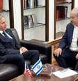 O secretário de Estado dos EUA, Antony Blinken, se encontrou com o primeiro-ministro israelense, Benjamin Netanyahu  Foto: Getty Images / BBC News Brasil