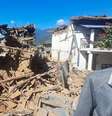 casas destruídas após terremoto  Foto: AFP / BBC News Brasil