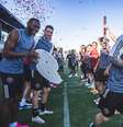 Messi de volta ao Inter Miami após ganhar a oitava Bola de Ouro –  Foto: Divulgação/Inter Miami / Jogada10
