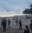 Torcedores de Fluminense e Boca brigam na praia de Copacabana   Foto: Reprodução/Redes Sociais / Esporte News Mundo