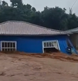 Casa foi arrastada por forte chuvas no Rio Grande do Sul  Foto: Reprodução/GloboNews