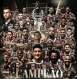 Publicação oficial do Fluminense no Instagram sobre o título da libertadores de 2023.   Foto: Foto: Reprodução instagram @fluminense