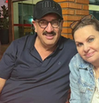 Ratinho aparece com a esposa, Solange, em clique raro  Foto: Reprodução/Instagram