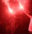 Mesmo sem a festa oficial, torcida do Fluminense não cessou as comemorações desde o título da Libertadores no sábado.  Foto: Pedro Kirilos/Estadão / Estadão