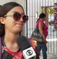 Thaynna Tawane Gomes Paurilho perdeu a prova do Enem  Foto: TV Globo