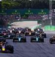 A conturbada largada do GP São Paulo de 2023  Foto: Oracle Red Bull Team