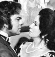 Agnaldo Rayol e Lolita, em 'Os Deuses Estão Mortos', em 1971.  Foto: Reprodução Instagram @fclolitarodrigues