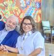 Presidente Lula e a primeira-dama Janja em cerimônia para celebração dos 20 anos de criação do programa Bolsa Família  Foto: Ricardo Stuckert/Presidência da República / Estadão
