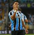 Suárez é um dos líderes técnicos do Grêmio e artilheiro do clube no ano –  Foto: Silvio Avila/AFP / Jogada10