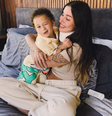 Bianca e seu filho Cris depois do acidente  Foto: Reprodução/ Instagram @bianca