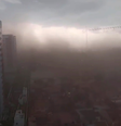 Vento causa 'tempestade de areia' e deixa imóveis encobertos em Manaus  Foto: Reprodução