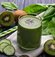 Suco de kiwi com espinafre  Foto: Yulia Furman | Shutterstock / Portal EdiCase