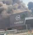 Incêndio atingiu uma fábrica da Cacau Show em Linhares (ES)  Foto: Reprodução/Twitter