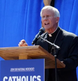 Bispo Strickland fez uma série de ataques às tentativas do papa de mudar a posição da Igreja Católica em temas ligados à sexualidade.  Foto: Reuters / BBC News Brasil