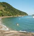 Praia do Sangava, em Guarujá  Foto: Divulgação/Secretaria de Turismo de Guarujá