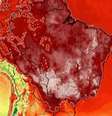 Segundo a MetSul, esta onda de calor será uma das mais intensas da história do Brasil Crédito  Foto: Divulgação/MetSul / Perfil Brasil