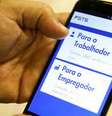 Aplicativo está disponível para todos os trabalhadores nas lojas da plataforma Android e IOS, de forma gratuita.  Foto: Agência Brasil 