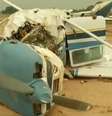 Avião cai no Pantanal de MS e deixa quatro pessoas feridas  Foto: Reprodução/Folha de Campo Grande