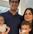 Thaila Ayala e Renato Góes com os filhos, Tereza e Francisco. Reprodução/Instagram  Foto: Márcia Piovesan