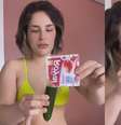 Kéfera come pepino com gelatina diet para driblar compulsão alimentar: funciona? -  Foto: Reprodução Instagram (@kefera) / Saúde em Dia