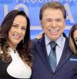Silvia e Patrícia Abravanel com o pai e patrão Silvio Santos: ciúme nos bastidores do poderoso clã do SBT  Foto: Reprodução