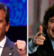 Sergio Massa venceu primeiro turno das eleições gerais de outubro, mas foi superado por Javier Milei no segundo  Foto: Getty Images / BBC News Brasil