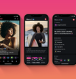 Aplicativo ganhou seção de perguntas e respostas, tags de interesse e interface em modo noturno (Imagem: Divulgação/Tinder)  Foto: Canaltech