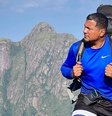 Leilson Souza foi atingido por um raio durante a trilha da Pedra da Gávea  Foto: Reprodução/Instagram/@leilsonbsouza