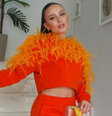 Larissa Manoela de look degradê   Foto: @larissamanoela/Instagram/Reprodução / Elas no Tapete Vermelho