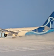 A aeronave é a primeira do tipo a pousar em uma pista de gelo  Foto: Reprodução/Sven Lidstrom/Instituto Polar Norueguês