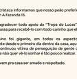 Pronunciamento –  Foto: Reprodução/ Instagram/ @lucassouza_ofl / Famosos e Celebridades