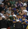 Briga entre torcedores antes de Brasil x Argentina no Maracanã adia início do jogo.  Foto: Andre Fabiano/Código19/Gazeta Press