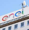 Logo da italiana Enel em sua sede em Milão  Foto: Reuters