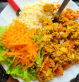 Prato completo, nutritivo e sem nada de origem animal  Foto: Vegano Periférico