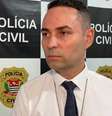 Delegado encarregado do caso, Rodrigo Martins Iotti, titular do 3º Distrito Policial de Praia Grande  Foto: Reprodução/TV Tribuna