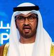 Sultan al-Jaber é presidente da cúpula do clima e também chefe da empresa petrolífera estatal dos Emirados Árabes Unidos  Foto: Getty Images / BBC News Brasil
