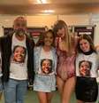 Família e amigos de Ana Clara com Taylor Swift  Foto: Reprodução