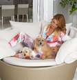 Ana Hickmann com os pets Joaquim e Fanny  Foto: @ahickmann