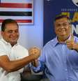 Weverton Rocha chegou ao Senado após apoio de Dino, mas apoiou concorrente do ministro da Justiça no pleito de 2022  Foto: Reprodução/ Flávio Dino no Facebook / Estadão