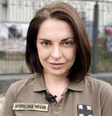 Anastasia é uma russa que agora serve como médica no Exército ucraniano  Foto: BBC News Brasil