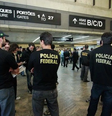 Médico é preso por ofensas xenofóbicas contra passageira em avião no Aeroporto Internacional de São Paulo.  Foto: Divulgação/Polícia Federal
