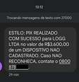 Envio de mensagens sobre compras falsas, de alto valor, é uma das principais iscas para o "golpe do 0800" (Imagem: Divulgação/Kaspersky)  Foto: Canaltech