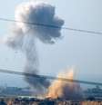 Explosão ocorre em Gaza neste sábado, 2, após fim do acordo de trégua entre Israel e o Hamas  Foto: Alexander Ermochenko/Reuters