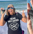 Mulher encontra dente de Megalodonte de 12 milhões de anos na praia da Flórida   Foto: Reprodução/Newsweek