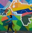 ilustração de mapa pintada em parede  Foto: Getty Images / BBC News Brasil