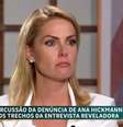 Ana Hickmann comenta repercussão de denúncia contra o marido, o empresário Alexandre Correa  Foto: Reprodução de vídeo/Record TV