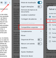 É possível usar o aplicativo do Docs para converter arquivos para PDF (Imagem: Captura de tela/Fabrício Calixto/Canaltech)  Foto: Canaltech