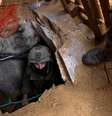 Soldados israelenses em operação em túnel na Faixa de Gaza  Foto: Reuters